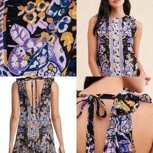 Free People Linen Blouse